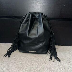 VICTORIA’S SECRET FRINGE DRAWSTRING BACKPACK